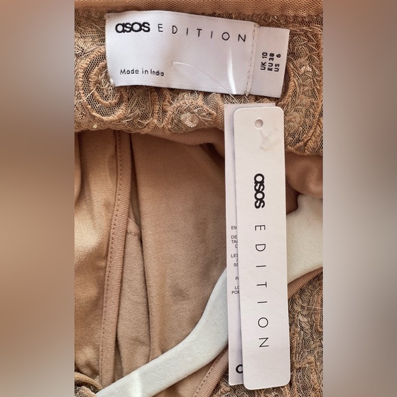 ASOS Edition sequin& feather dress NWT - Picture 10 of 10